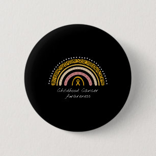 Childhood Cancer Rainbow Childhood Cancer Awarenes 6 Cm Round Badge