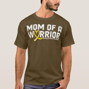 Childhood Cancer Shirt Mum Of A Warrior Childhood
