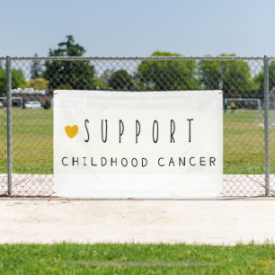 childhood cancer support Banner Outdoor Large Sign