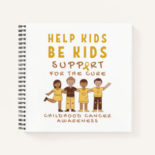 childhood cancer support cure Notebook Journal
