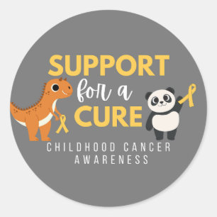 childhood cancer.support.cure Stickers & Labels