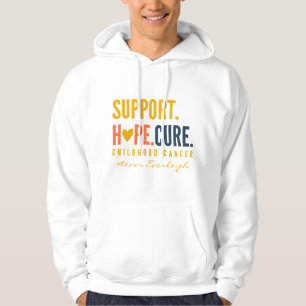 childhood cancer support Custom Pullover Hoodie