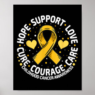 Childhood Cancer Support Family Childhood Cancer A Poster