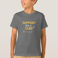 childhood cancer. support for a cure Kids  T-Shirt