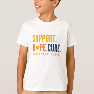 childhood cancer support hope cure Kids T-Shirt