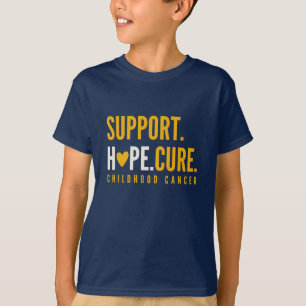childhood cancer support hope cure Kids T-Shirt
