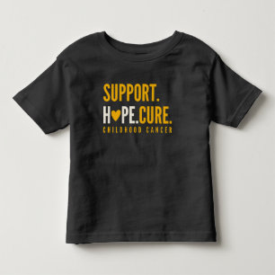 childhood cancer support hope cure Toddler T-Shirt