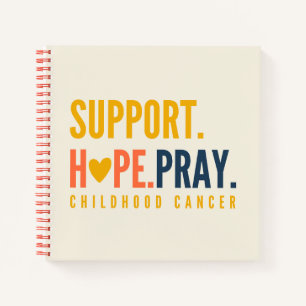 childhood cancer support hope Notebook Journal