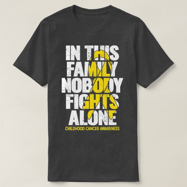 Childhood Cancer Support Shirt Childhood Cancer Aw (Design Front)