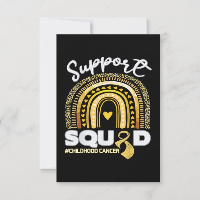 Childhood Cancer Support Squad Card (Front)