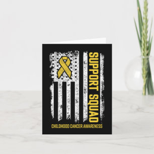 Childhood Cancer Support Squad Childhood Cancer Aw Card