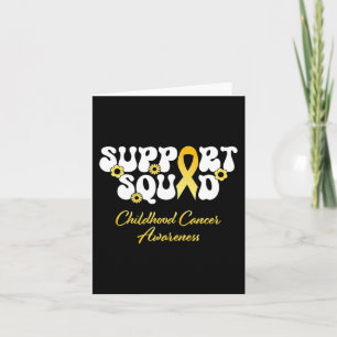 Childhood Cancer Support Squad Childhood Cancer Aw Card