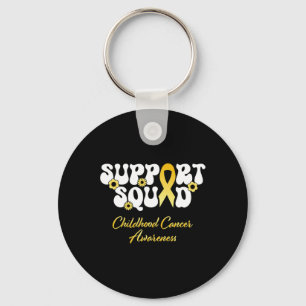 Childhood Cancer Support Squad Childhood Cancer Aw Key Ring