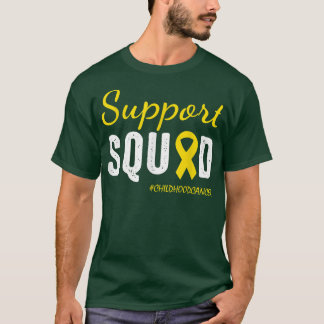 Childhood Cancer Support Squad Gold Ribbon 1193 T-Shirt