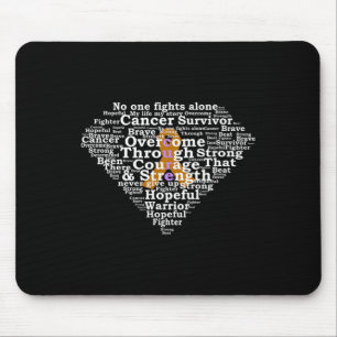 Childhood Cancer Survivor Superhero Mouse Pad