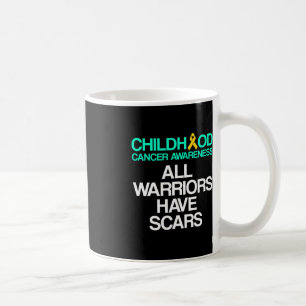 Childhood Cancer Survivor Support Warrior 5 Coffee Mug