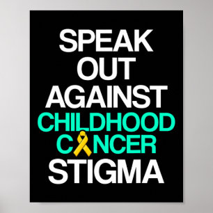 Childhood Cancer Survivor Support Warrior Poster