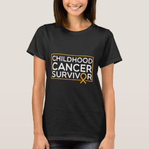 Childhood Cancer Suvivor Childhood Cancer Ribbon A T-Shirt