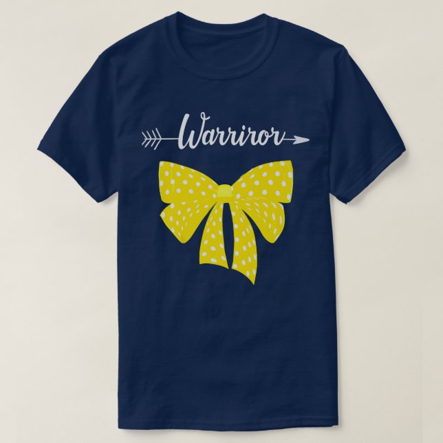 Childhood Cancer Warrior Child Cancer Awareness Go T-Shirt (Design Front)