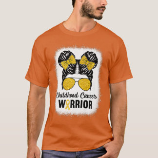 Childhood Cancer Warrior In September We Wear Gold T-Shirt