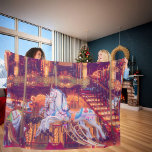 childhood dream - old horse carousel fleece blanket<br><div class="desc">This Fleece Blanket features a photograph of a beautiful horse-drawn carousel at the Christmas market. For all those who like nostalgia and romance and love to dream! Original photo from Marions Artwork.Wonderful home decor - not just for Christmas! Also a great gift idea!</div>
