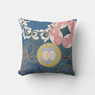 Childhood Group IV by Hilma af Klint Cushion