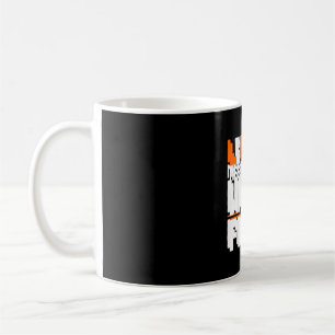 Childhood leukaemia mum fighters orange ribbon coffee mug