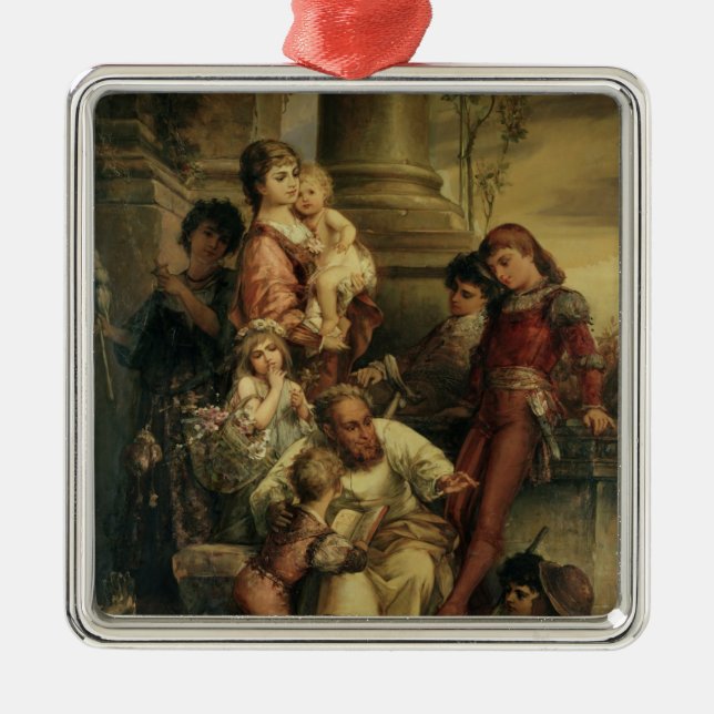 Childhood Metal Tree Decoration (Front)