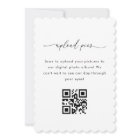 Childhood Pictures Photos Qr Code 5x7 Wedding