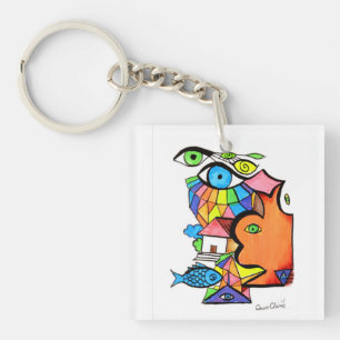 Childhood story key ring