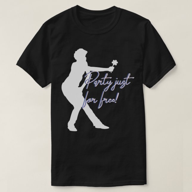 Childish Gambino Party just for Free  T-Shirt (Design Front)