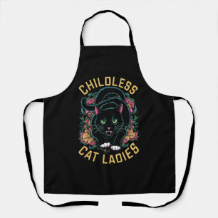 Childless Cat Ladies 2024 Feminist Apron