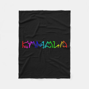 Childless Cat Ladies Kamala Childless Cat Lady Lgb Fleece Blanket