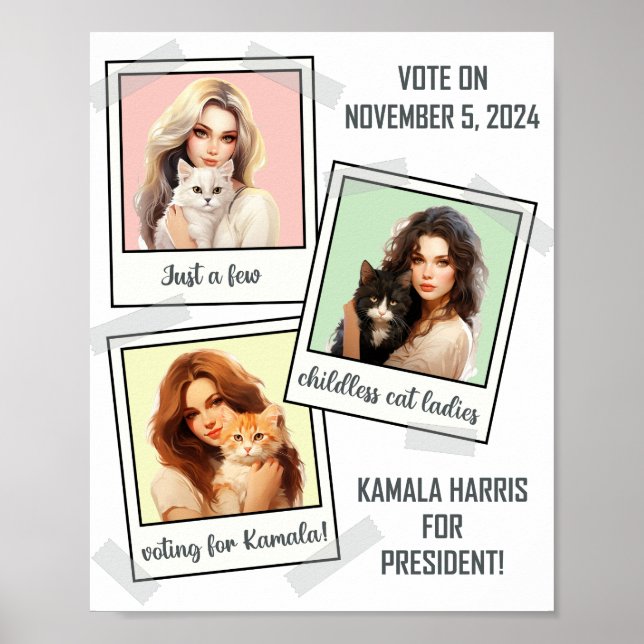 CHILDLESS CAT LADIES POSTER (Front)