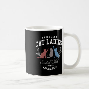 Childless Cat Ladies Social Club Kamala Harris 202 Coffee Mug