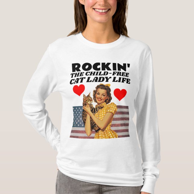 Childless Cat Ladies T-Shirts (Front)
