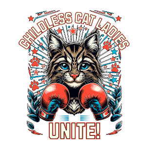 Childless Cat Ladies Unite 2024 election Tote Bag