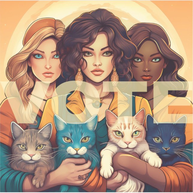 Childless Cat Ladies VOTE (Front)
