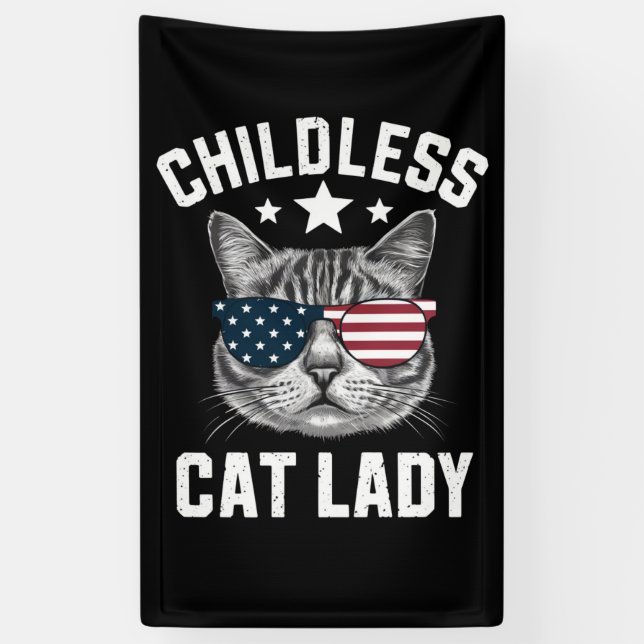 Childless Cat Lady 2024  Banner (Vertical)