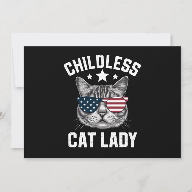 Childless Cat Lady 2024  Invitation (Front)