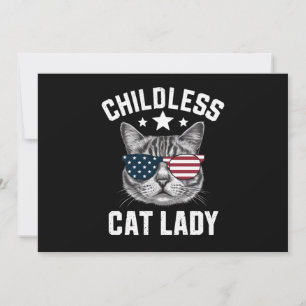 Childless Cat Lady 2024  Invitation
