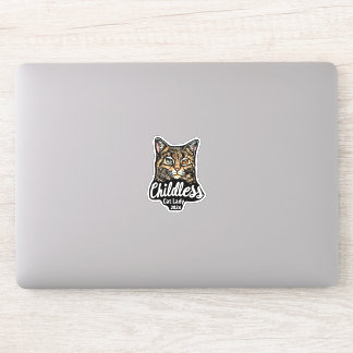 Childless Cat Lady 2024 Sticker