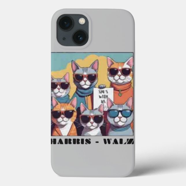 Childless cat lady childless cat ladies for Kamal Case-Mate iPhone Case (Back)