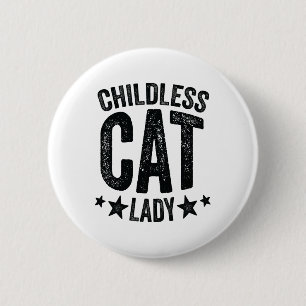 Childless Cat Lady Comma - La Kamala Harris For Pr 6 Cm Round Badge
