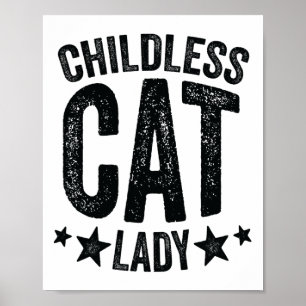 Childless Cat Lady Comma - La Kamala Harris For Pr Poster