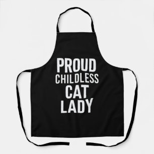 Childless Cat Lady for Cat Mum Women Cat Lady Apron