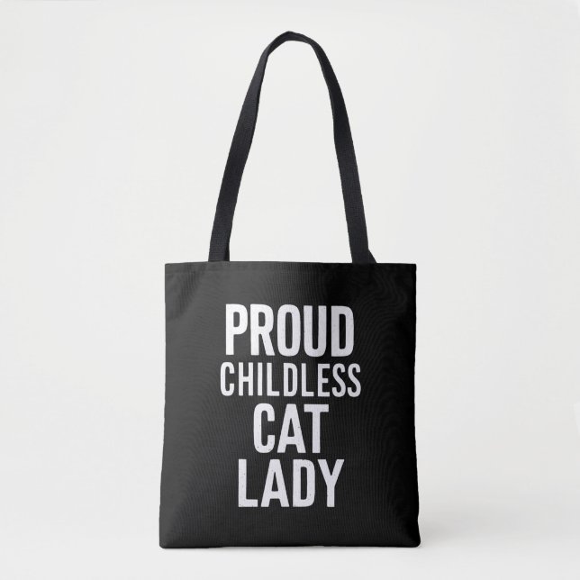 Childless Cat Lady for Cat Mum Women Cat Lady  Tote Bag (Front)