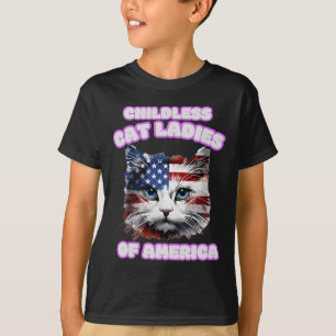 Childless Cat Lady For Kamala T-Shirt