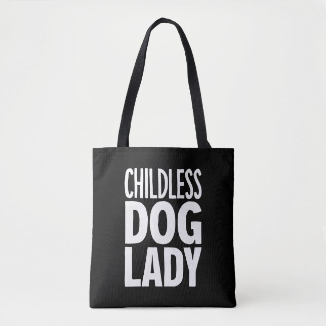 Childless Cat Lady Funny Vote 2024 Tote Bag (Front)