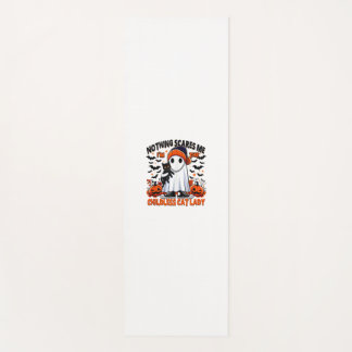 Childless Cat Lady Halloween Spooky Ghost Costume Yoga Mat